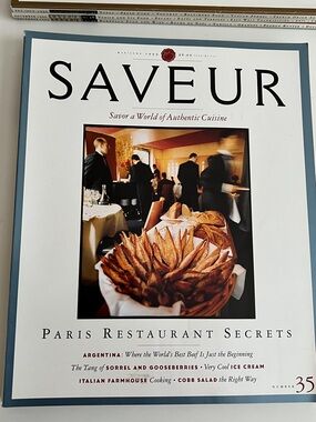 Lot of 6 Saveur Magazine Issues 1999 Number 33-35, 37, 39
